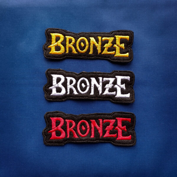 BRONZE - Shape Patch (Gold, White & Red)