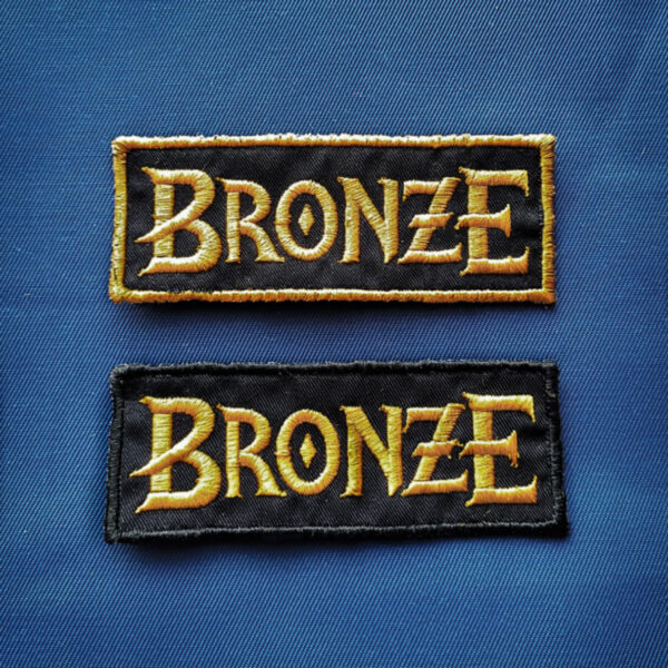 BRONZE - Logo Patch (Gold & Black Border)