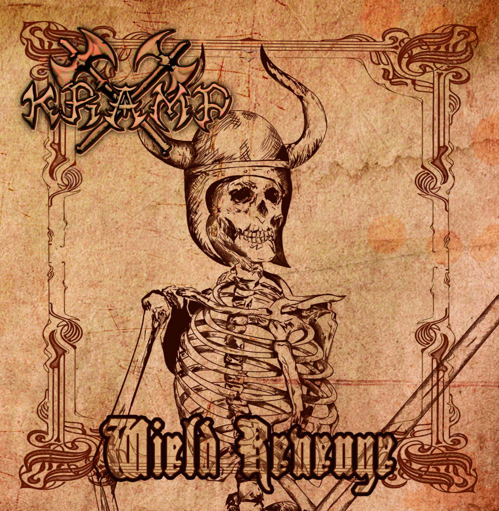 Artwork for the EP Wield Revenge by the epic heavy metal band Bronze, previously known as Kramp