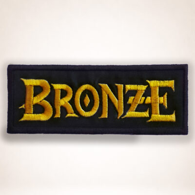 BRONZE – Gold Logo Patch