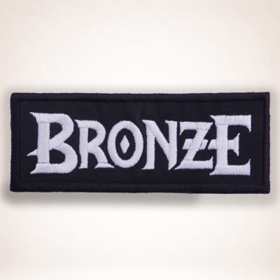 BRONZE – White Logo Patch